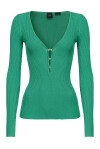 Close-fitting long-sleeved top - 1