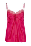 Top lingerie con pizzo in seta - 1