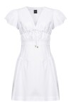 Short dress in cotton poplin - 1
