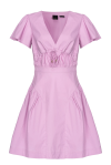 Short dress in cotton poplin - 1
