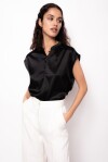 Sleeveless silk blouse - 3