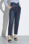 Jeans modello vita alta con bustier - 2
