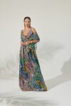Printed long dress - 3