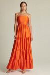 Long dress with square neckline - 3