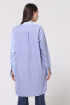 Long shirtdress in cotton - 4