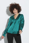 Blusa in raso di seta - 1