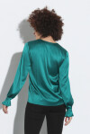 Blusa in raso di seta - 3