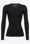 Maglia aderente a costine - 1