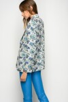 Blazer in broccato floreale - 2