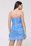 Mini dress in pizzo arricciato - 4