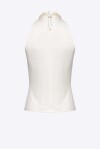 Top con scollo all'americana e charms - 2