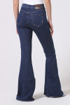 Jeans flare a vita alta - 4