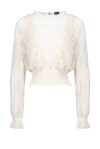 Blusa corta in pizzo - 1