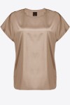 Blusa in satin stretch - 1