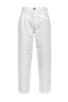 Pantaloni mom-fit bull di cotone - 1