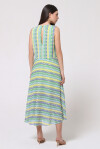 Multicolor cotton knit dress - 4