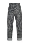 Pantaloni in popeline stampa bandana - 1