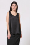 Top smanicato effetto satin - 3