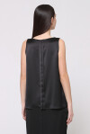 Top smanicato effetto satin - 2