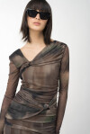 Vestito lungo tie-dye - 3