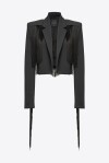 Giacca spencer con frange lunghe - 1