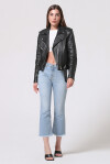 Jeans flare a vita alta - 4