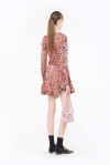 Mini dress raso stampa distorta - 2