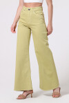 Jeans wide leg a campana lime - 3