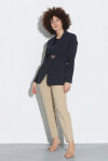 Short-sleeved blouse in silk satin - 4