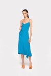 Vestito slipdress misto seta - 3