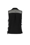 Sleeveless lace shirt - 2