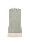 Smanicato con collo camicia - 2