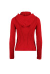 Zip-up sweater with hood - 2