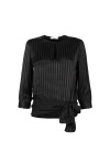 Blouse with sash - 1