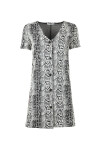 Printed half sleeve dress - 1