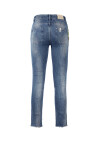 Jeans with floral lace application - 3