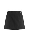 Mini skirt with side zip - 1