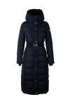 Long down jacket with hood - 1