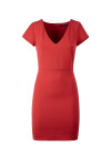 V-neck sheath dress - 1