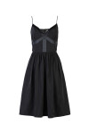Dress with shoulder straps - 1