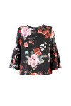Floral print blouse - 1