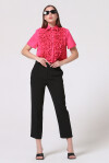 Camicia crop con rouches - 3