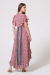 Long dress with short puff sleeves - 3