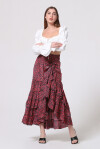 Long skirt handmade in indian silk - 3