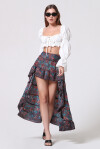 Floral patterned skirt - 3
