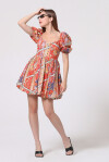Printed patterned dress - 3