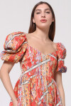 Printed patterned dress - 4