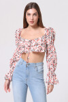 Crop top a maniche lunghe - 1