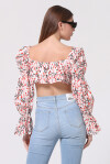 Crop top a maniche lunghe - 4