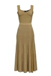Vestito midi in maglia lurex - 1